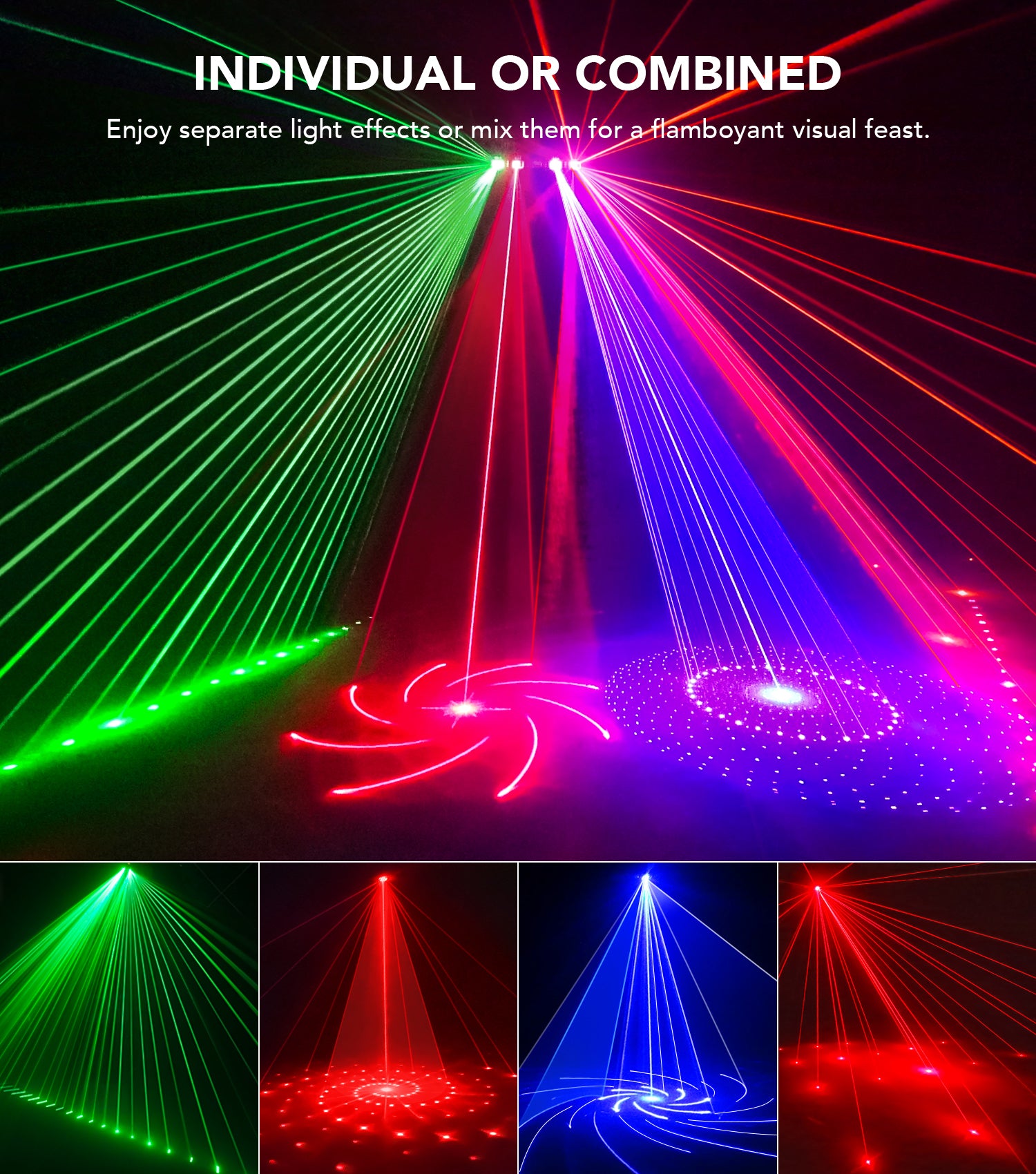 Keobin DJ party lights product photo 2