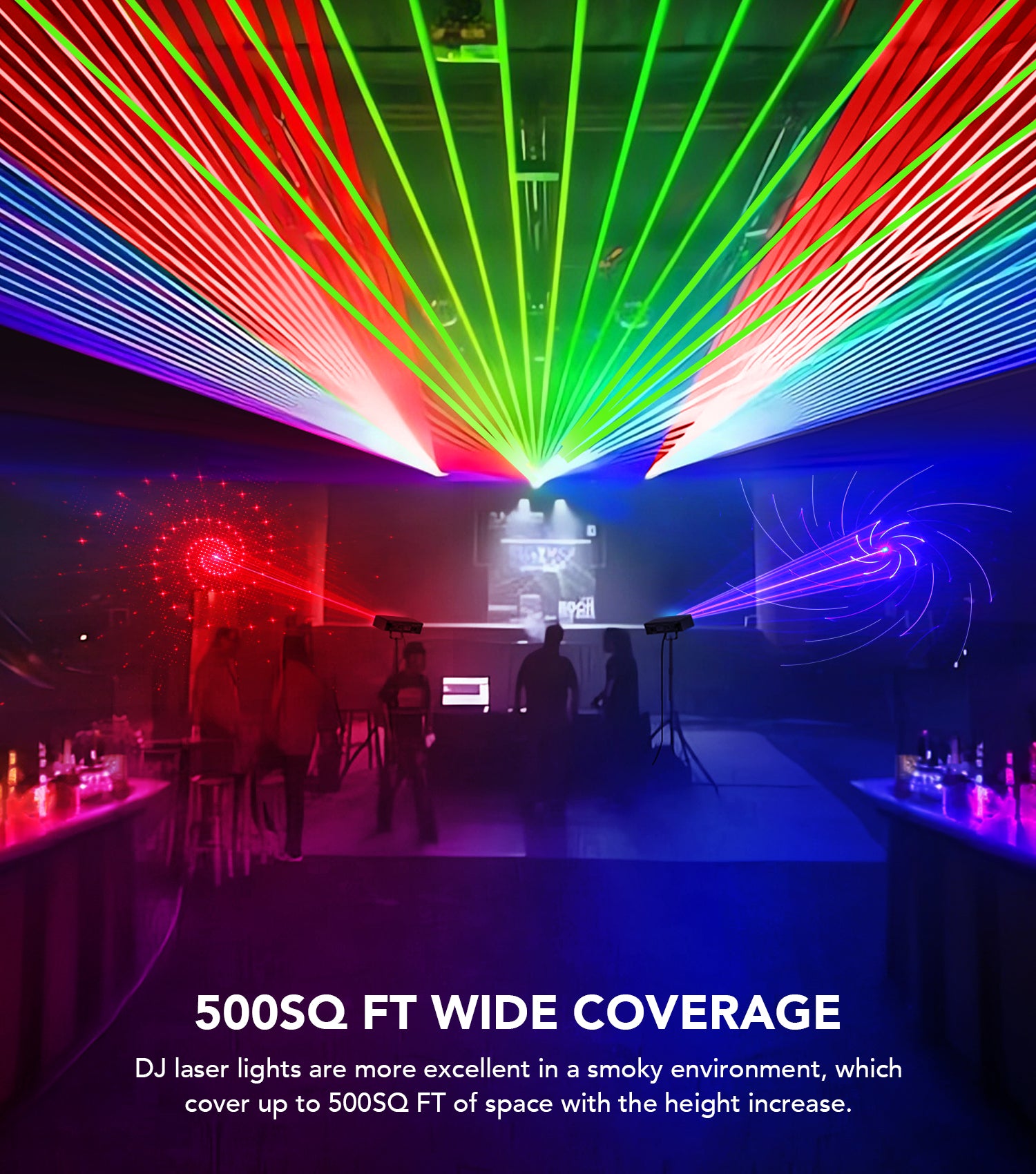 Keobin DJ party lights product photo 4