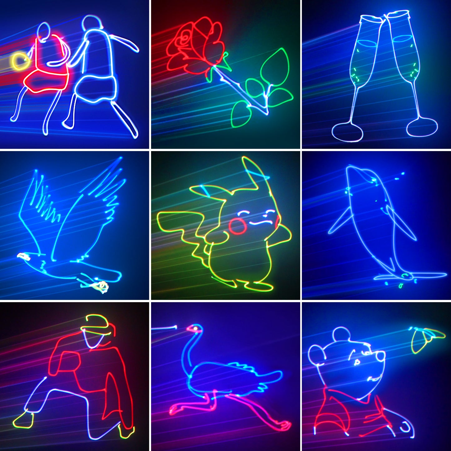 KeoBin 3D Laser Lights for Party