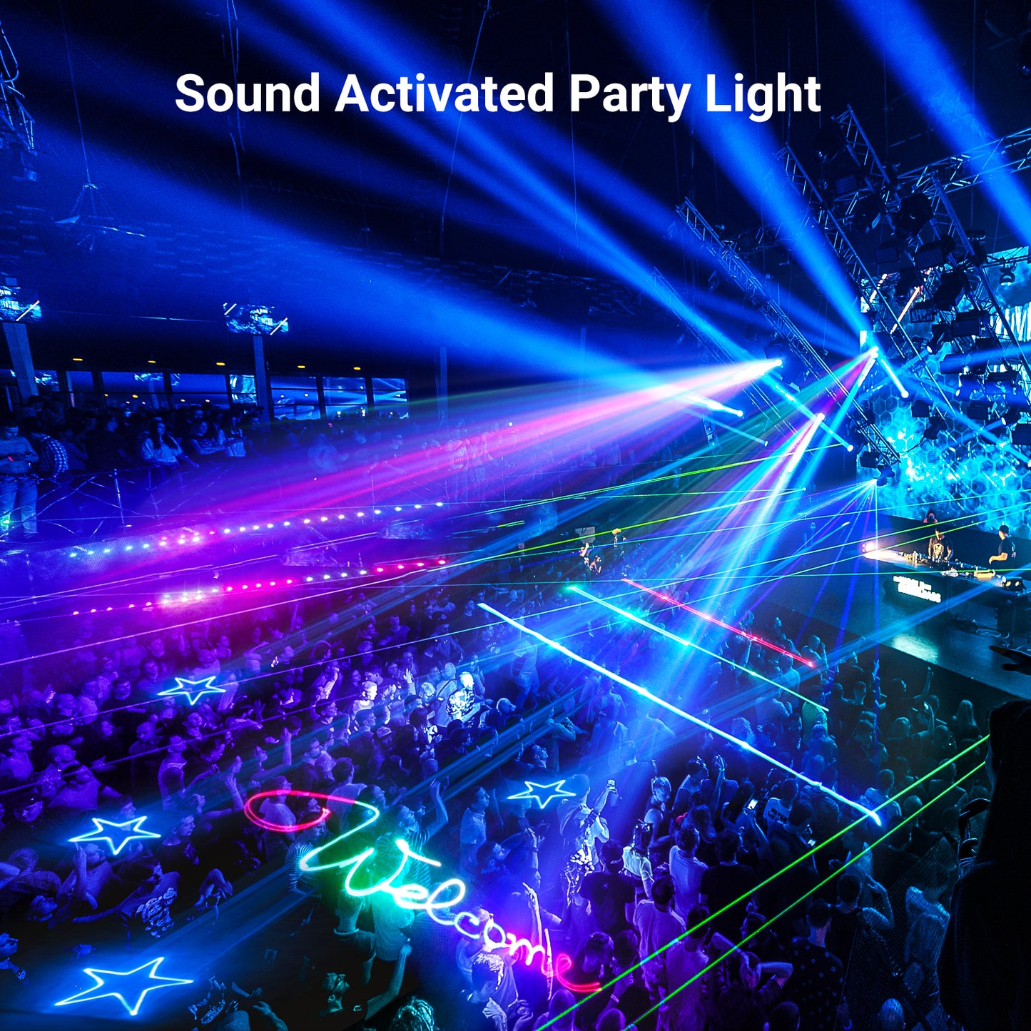 KeoBin 3D Laser Lights for Party