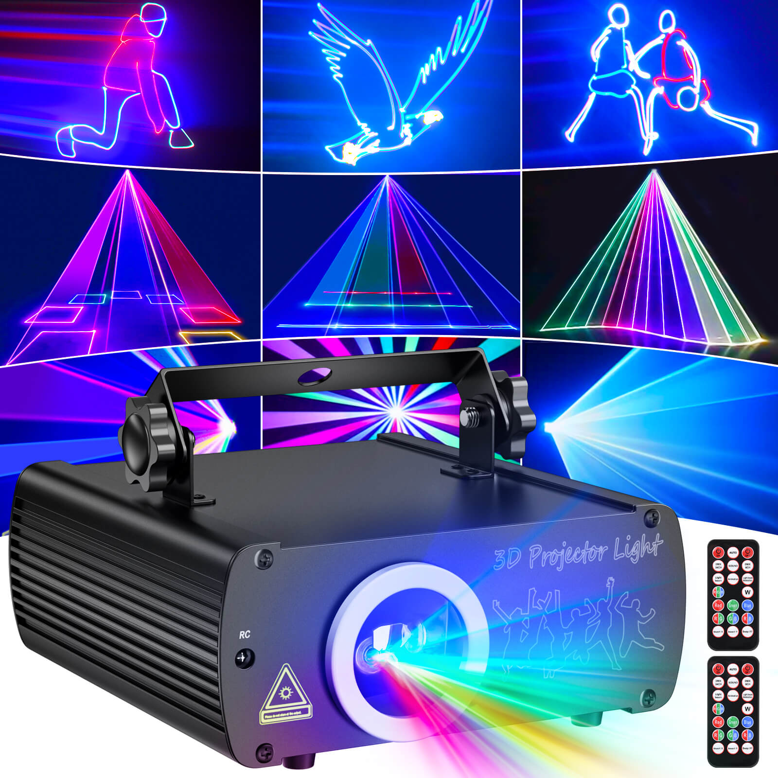 Keobin L2600 rear control panel with DMX512 sound activated auto and master slave operation modes