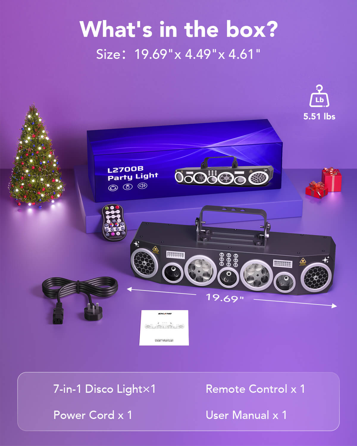 Keobin L2700B DJ party light photo 5
