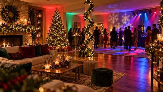 Christmas Party Lighting Ideas: 6 Easy Holiday Setups