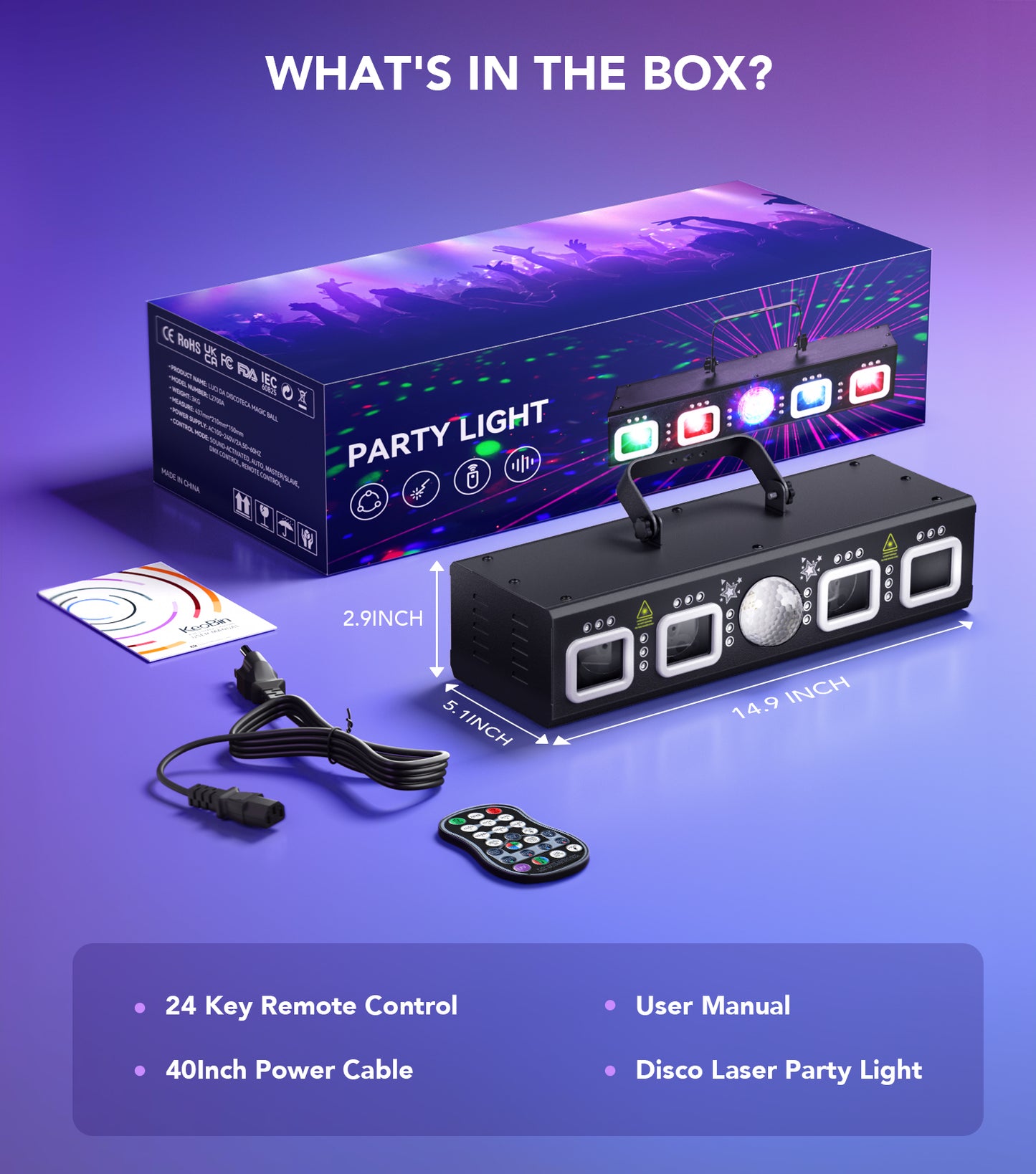 L2700A DJ Lights for Parties