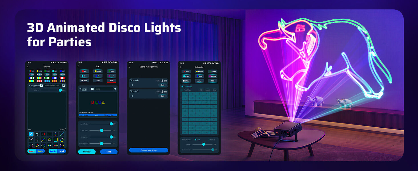 LightElf App: Professionelle RGB-Bühnenbeleuchtung