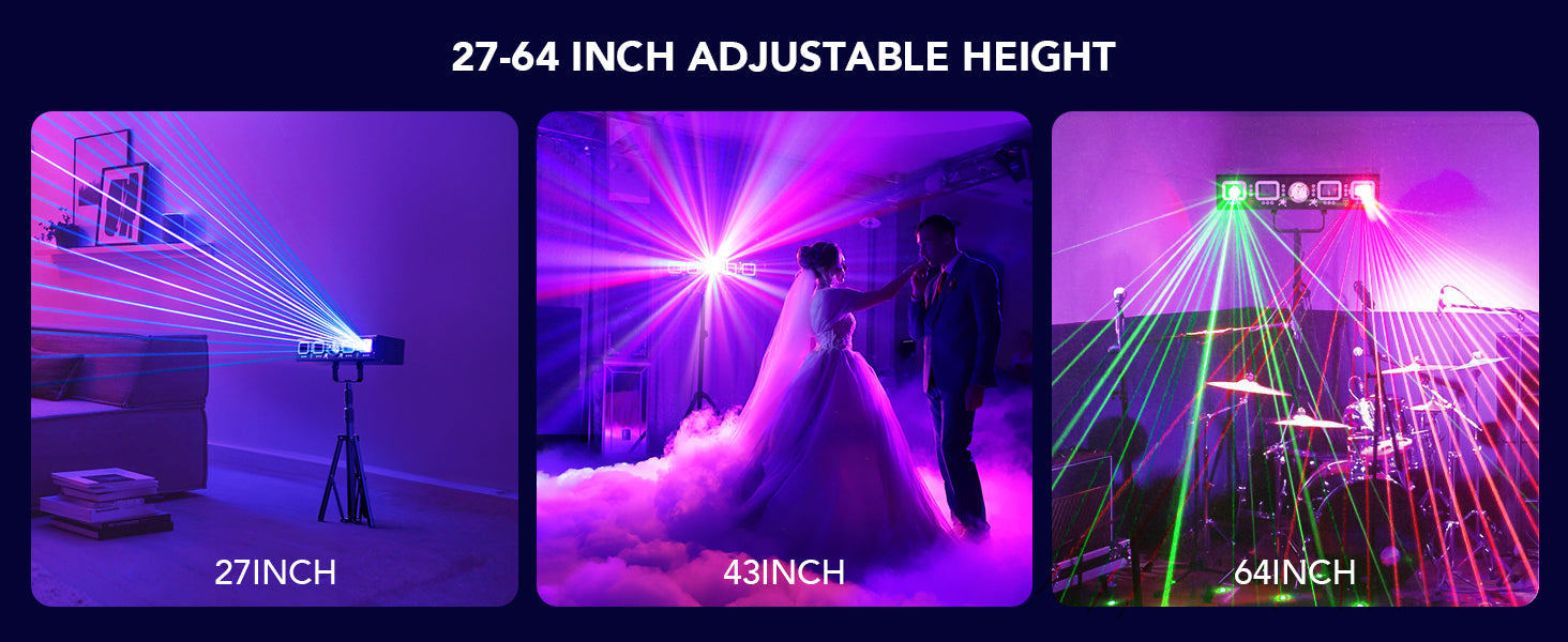 Adjustable Height Stage Lights — From Tabletop to Full Stage in Seconds