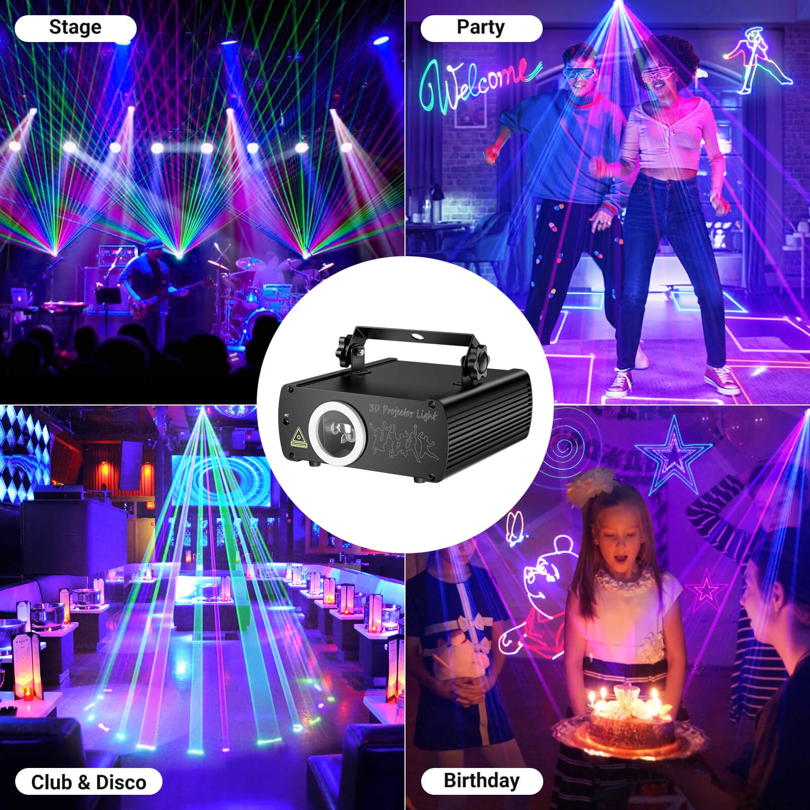 Keobin L2600 laser DJ light for stage party club disco and birthday event lighting