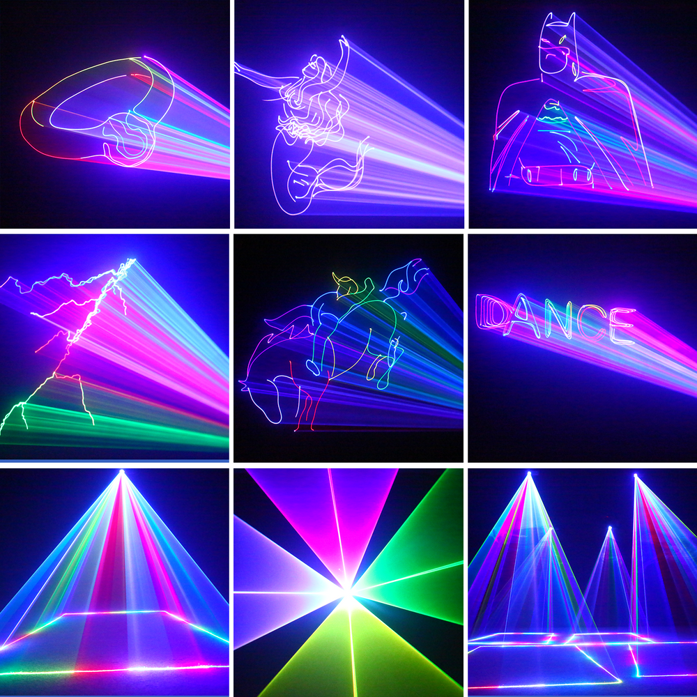Keobin L2700 3D animation DJ party light photo 2