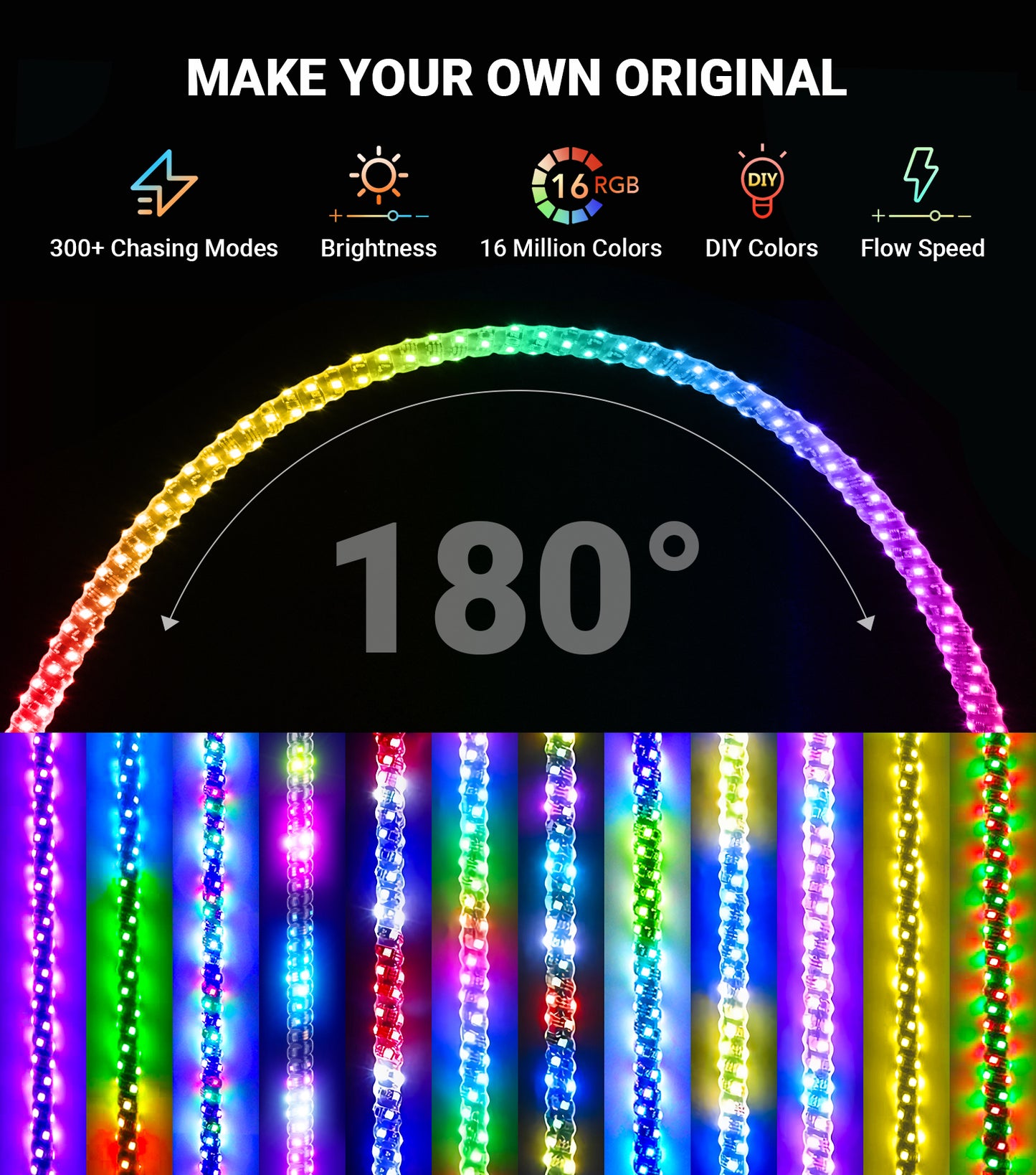 KeoBin Whip Lights with Spring Base