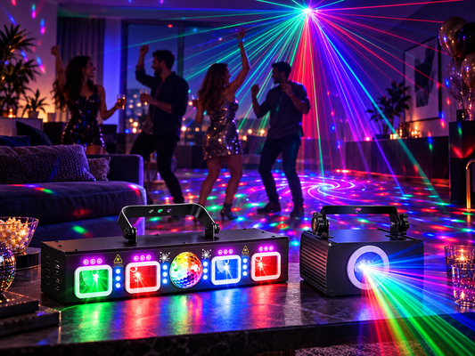 Complete Party Atmosphere with KeoBin L2500 and L2600 in a modern home party