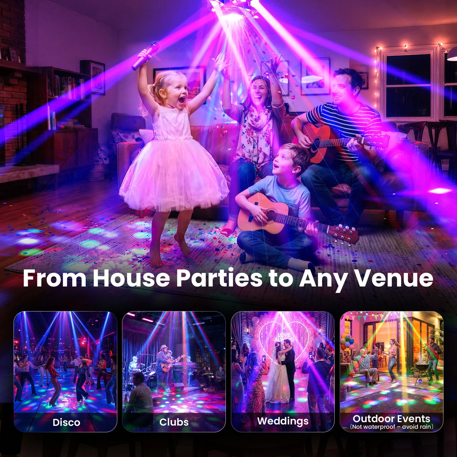 150W DJ light feature overview