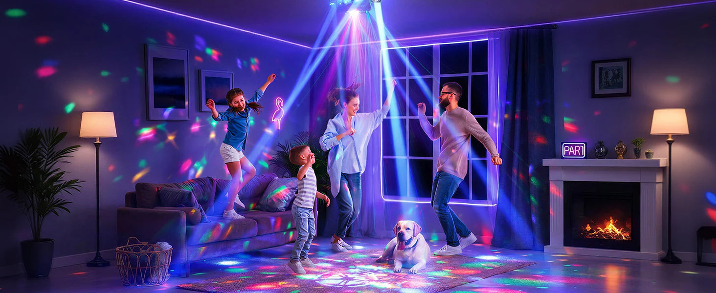 moving head party light for home celebrations
