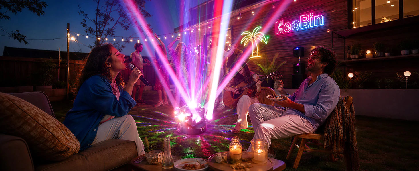 DJ laser light for patio and event ambience