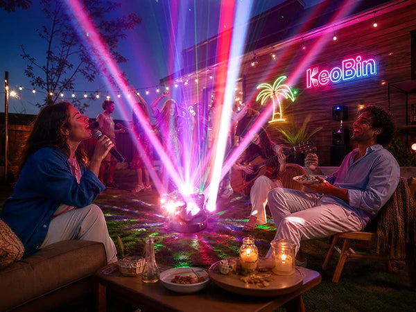 DJ laser light for patio and event ambience