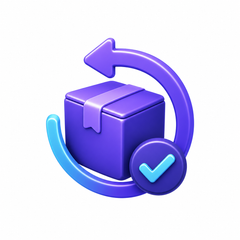 Hassle-free returns icon