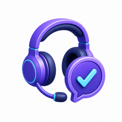 Expert customer support icon