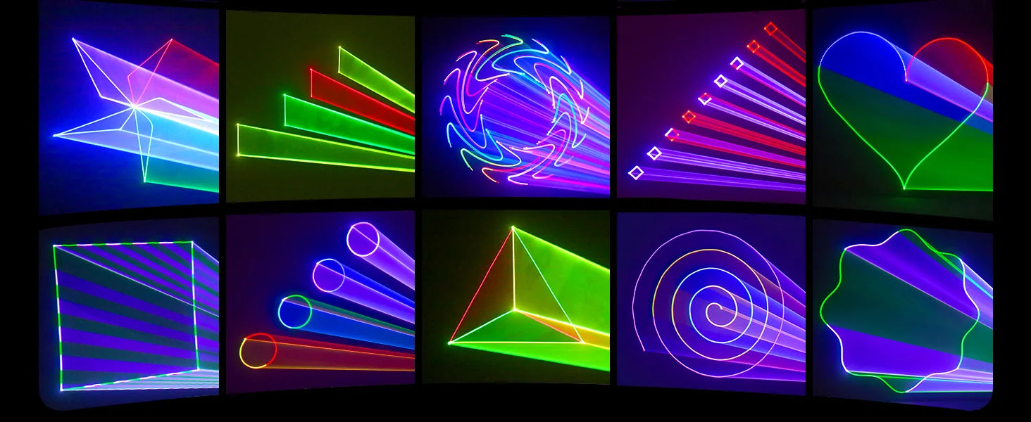 Full-Color RGB Beams