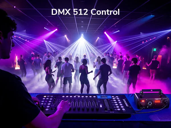 KeoBin L2600 DMX512 controlled RGB laser lighting for DJ and club events