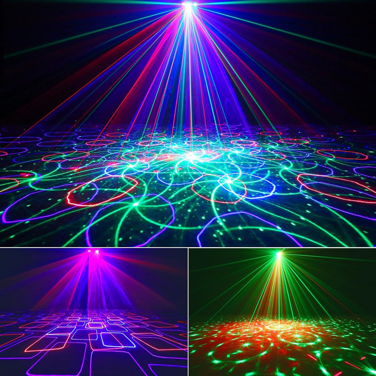 KeoBin L2800 5-in-1 DJ party lights RGB UV strobe 2